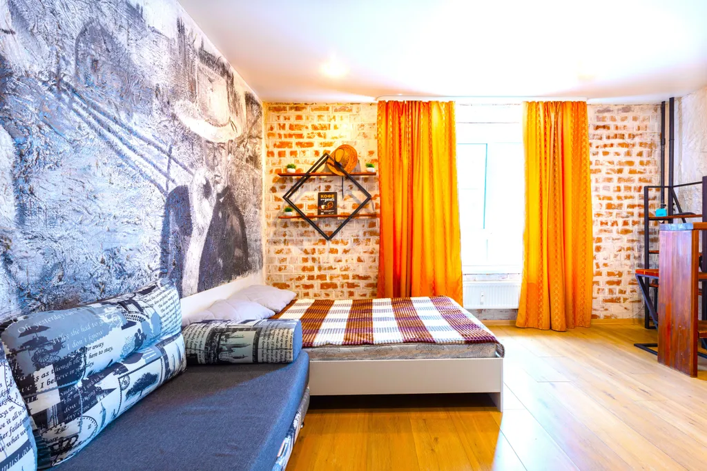 Студия в жк атлантида в ковбойском стиле