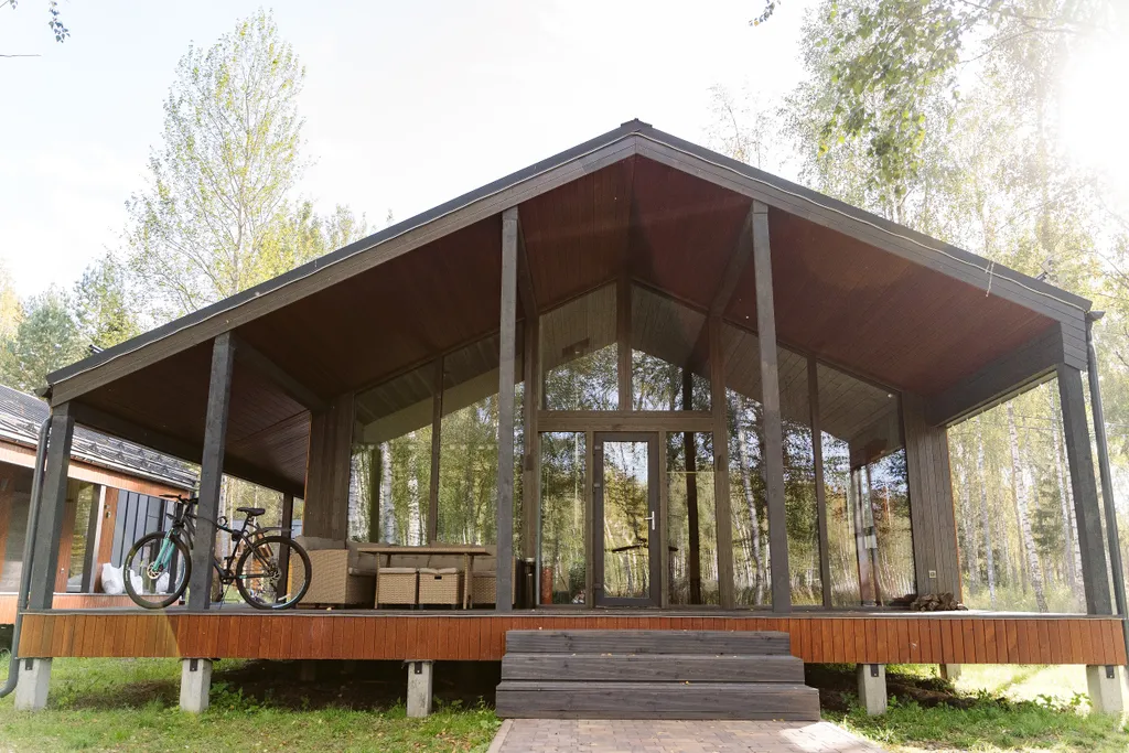 Дом "Селемина" с камином с видом на озеро