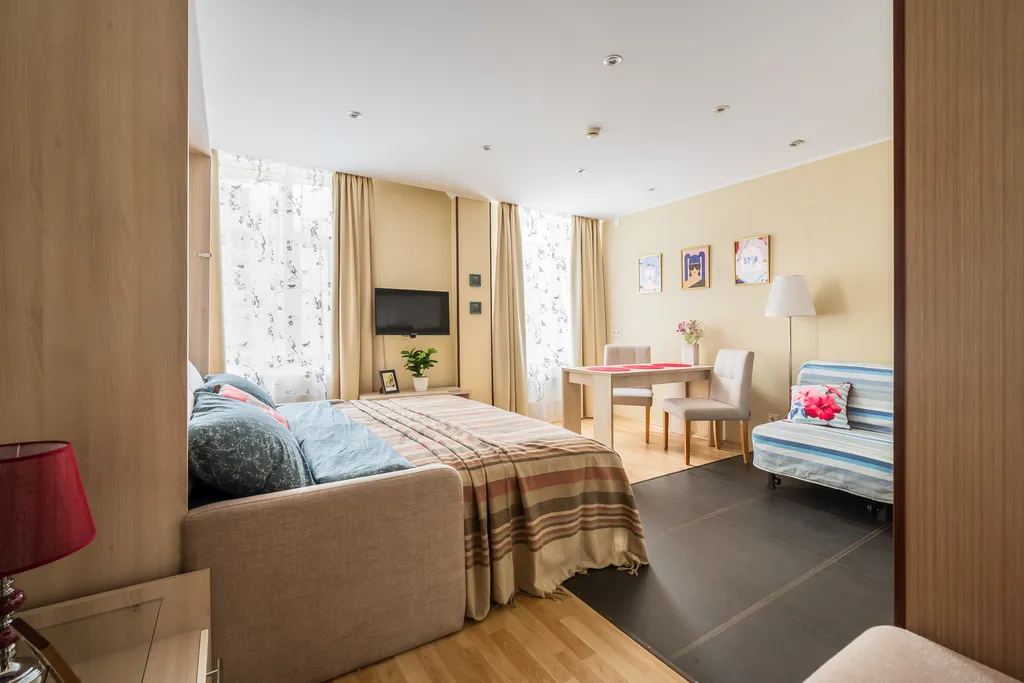 Квартира Квартира Просторная студия рядом с центром — Санкт-Петербург