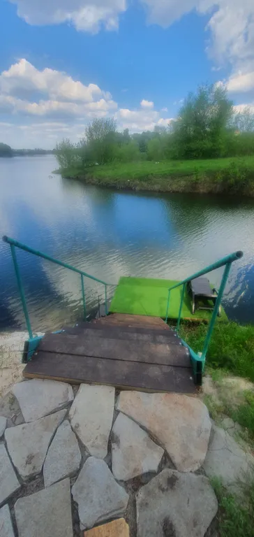 Дом Берег мечты 36 с баней на берегу реки