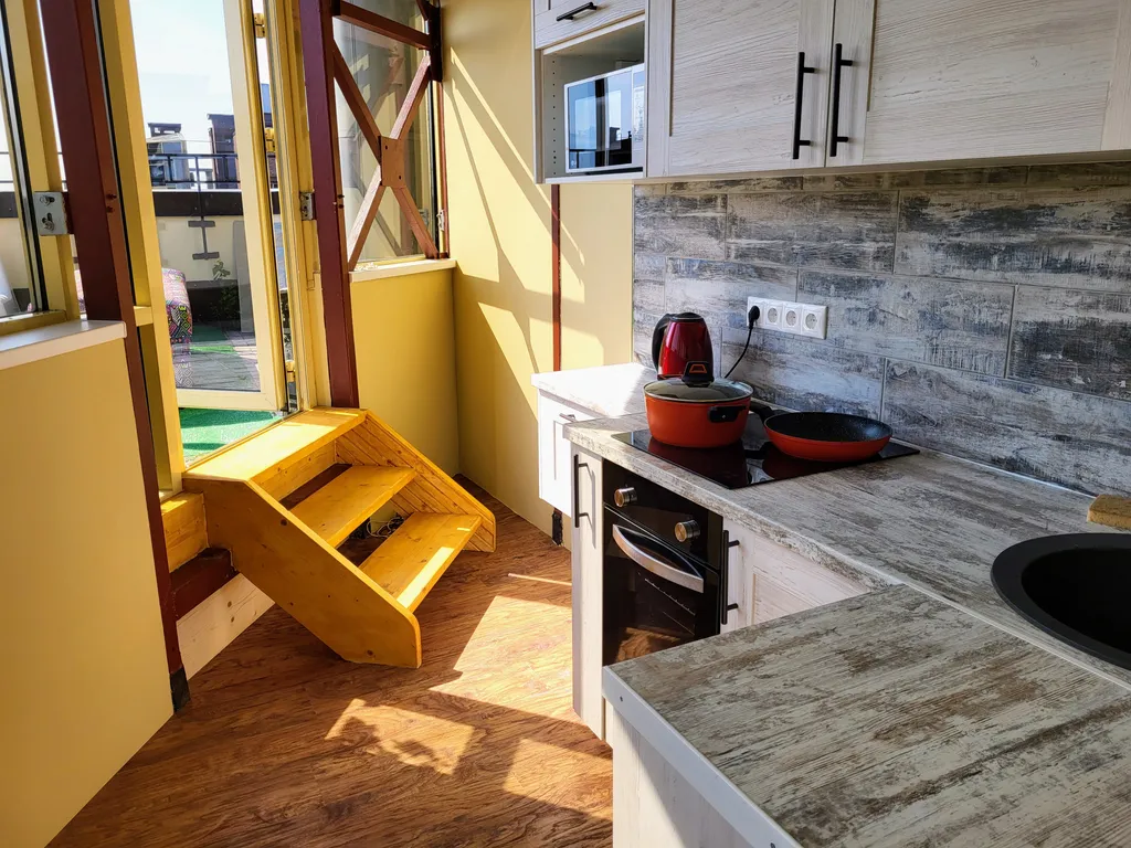 Квартира Квартира Трёхэтажный мезонин над крышами Питера — Санкт-Петербург