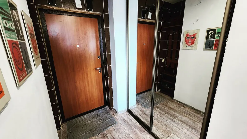 Квартира Квартира Евродвушка с видом на центр города — Красноярск