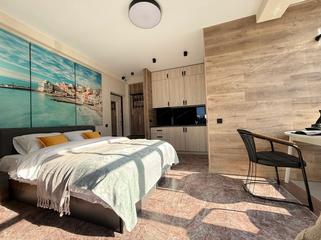 Квартира с шикарным видом на горы в центре Красной поляны