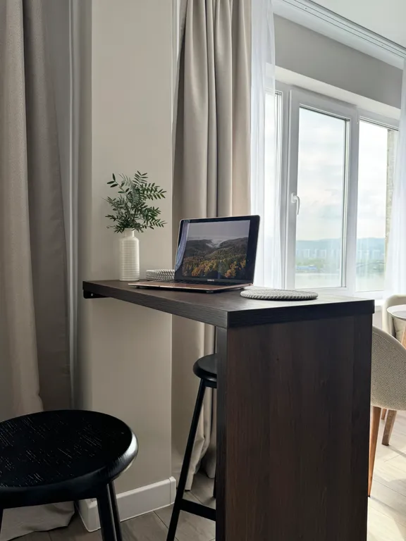 Уютная квартира с шикарным панорамным видом на Енисей