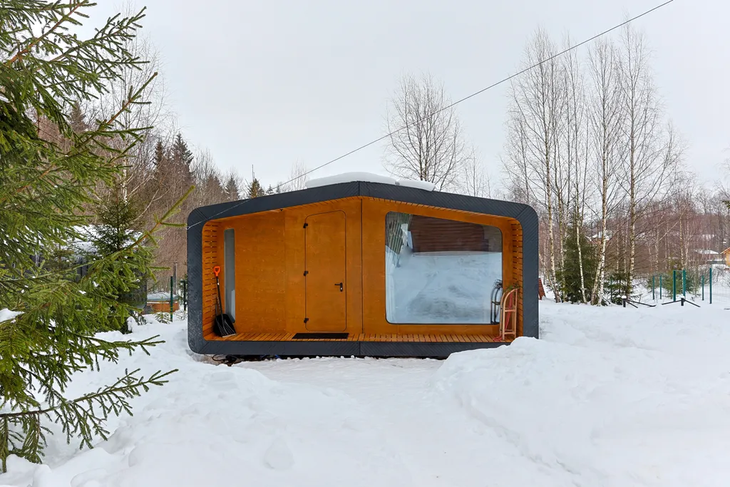 Коттедж Дизайнерский коттедж Бари с уличной купелью Фурако возле леса — Истра