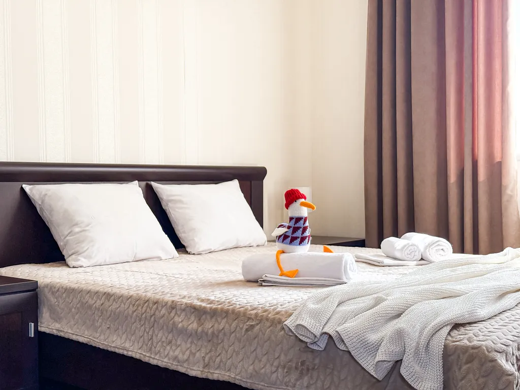 Квартира Квартира Двухместный делюкс с балконом в 3 минутах до моря, в центре с парковкой — Геленджик