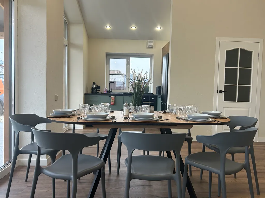 Эко-дом у озера с чаном, сауной и бильярдом