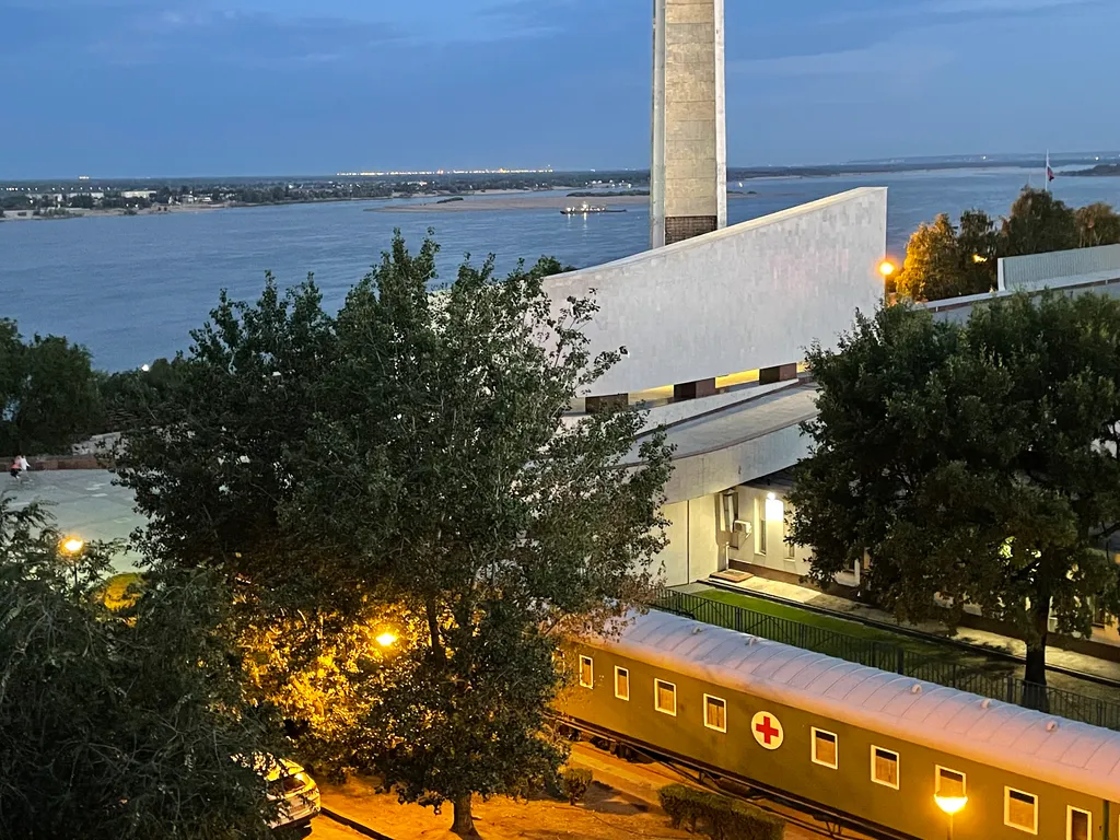 Студия Лофт Volga & Home с панорамным видом на музей Панораму и Волгу