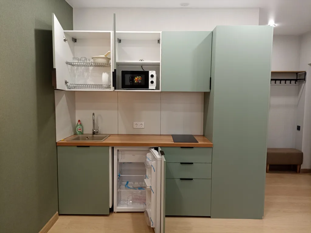 Квартира Квартира Одеяло&Подушка Green double room — Казань