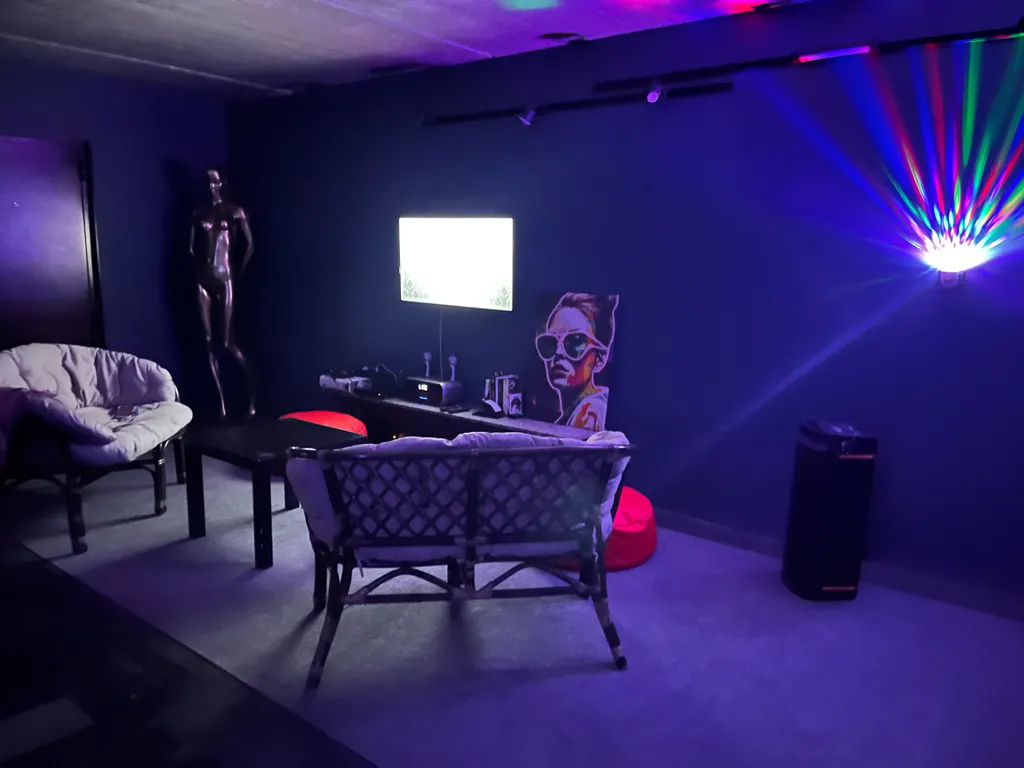 Коттедж на берегу Невы с lounge в гараже