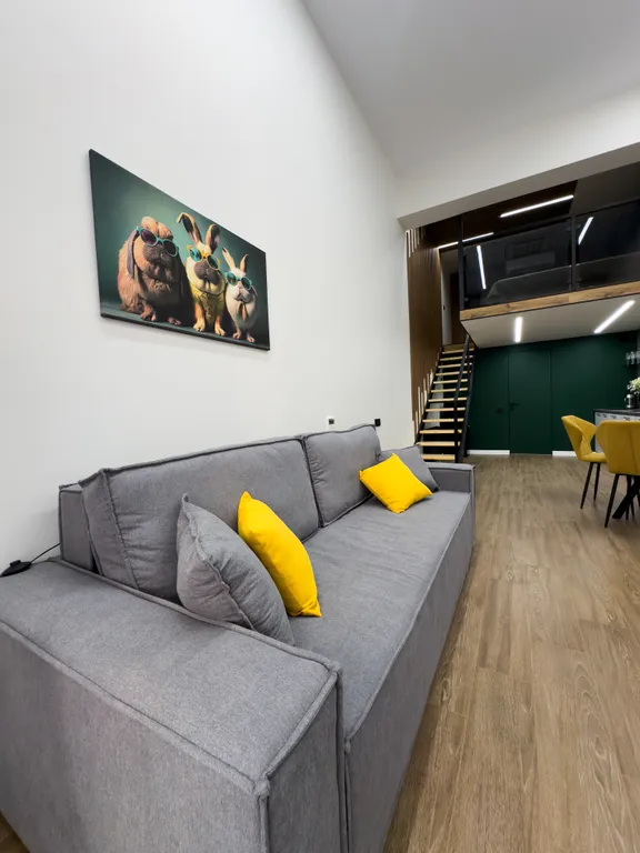 Квартира Квартира Стильный двухуровневый апартамент с собственной террасой — Геленджик