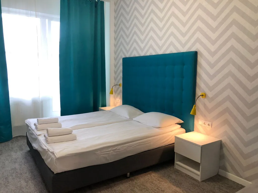 Квартира Квартира Студия в апарт-комплексе "Салют" на Звездной — Санкт-Петербург