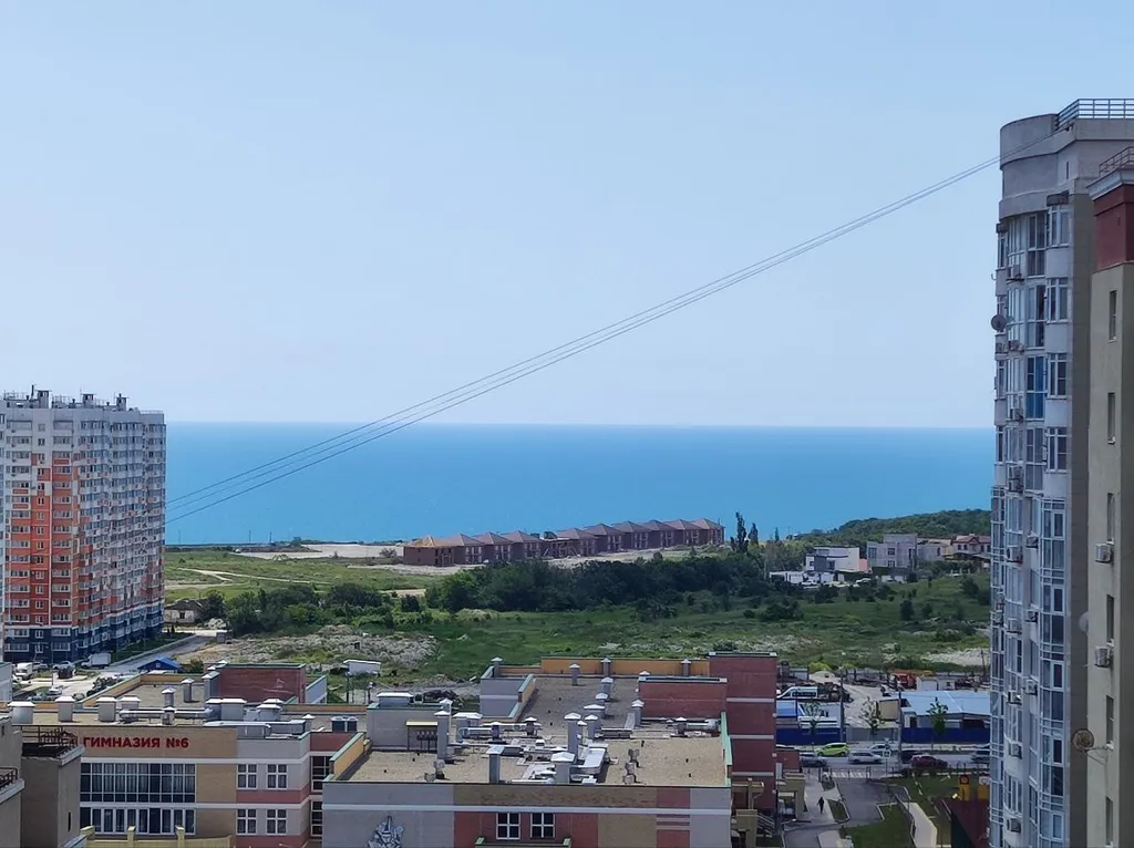 Квартира Чистая светлая просторная квартира с видом на море с постоянной водой — Новороссийск