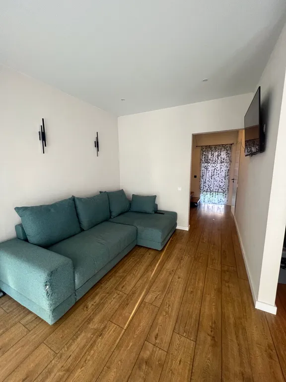 Дом с березовым лесом на участке