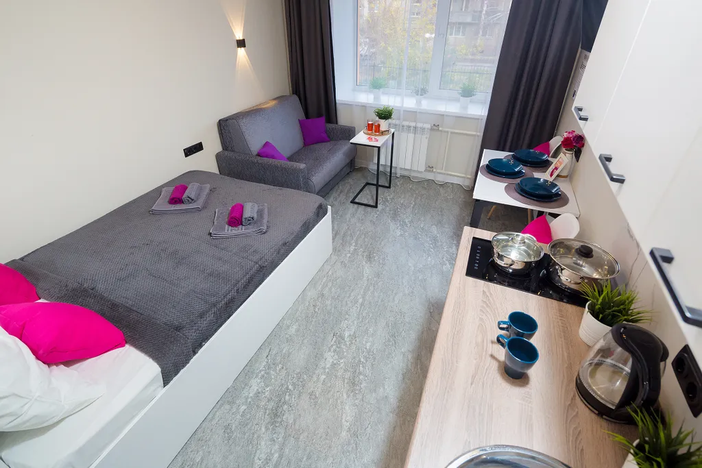 Квартира Квартира Уютная комфортная студия — Иркутск