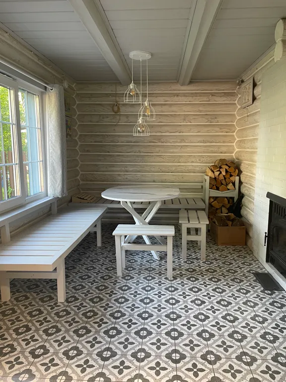 Коттедж Дом-баня в поселке около залива — Лебяжье