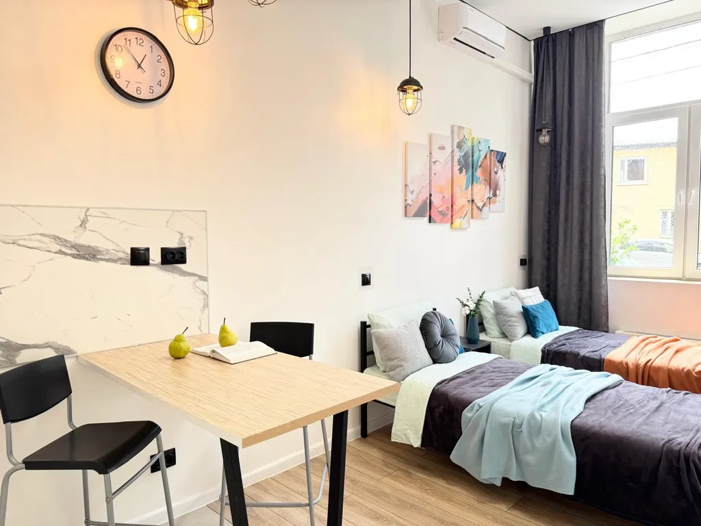 Уютная студия с дизайнерским ремонтом в Звенигороде