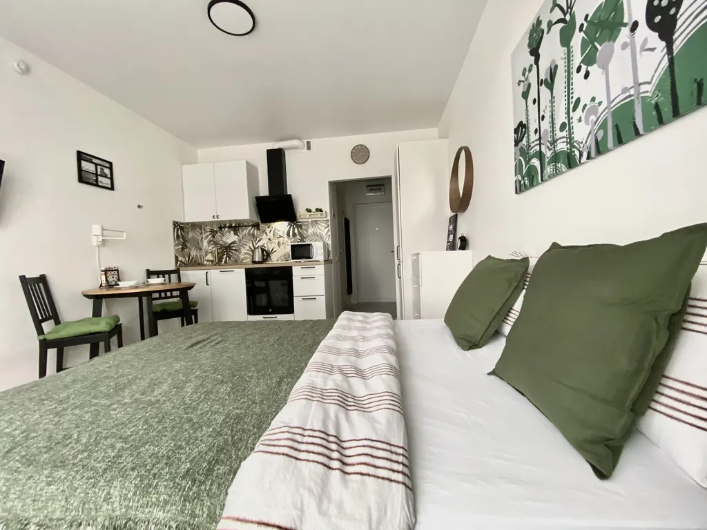 Стильная свежая студия в новом доме