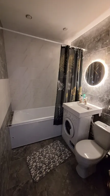 Студия с современным ремонтом