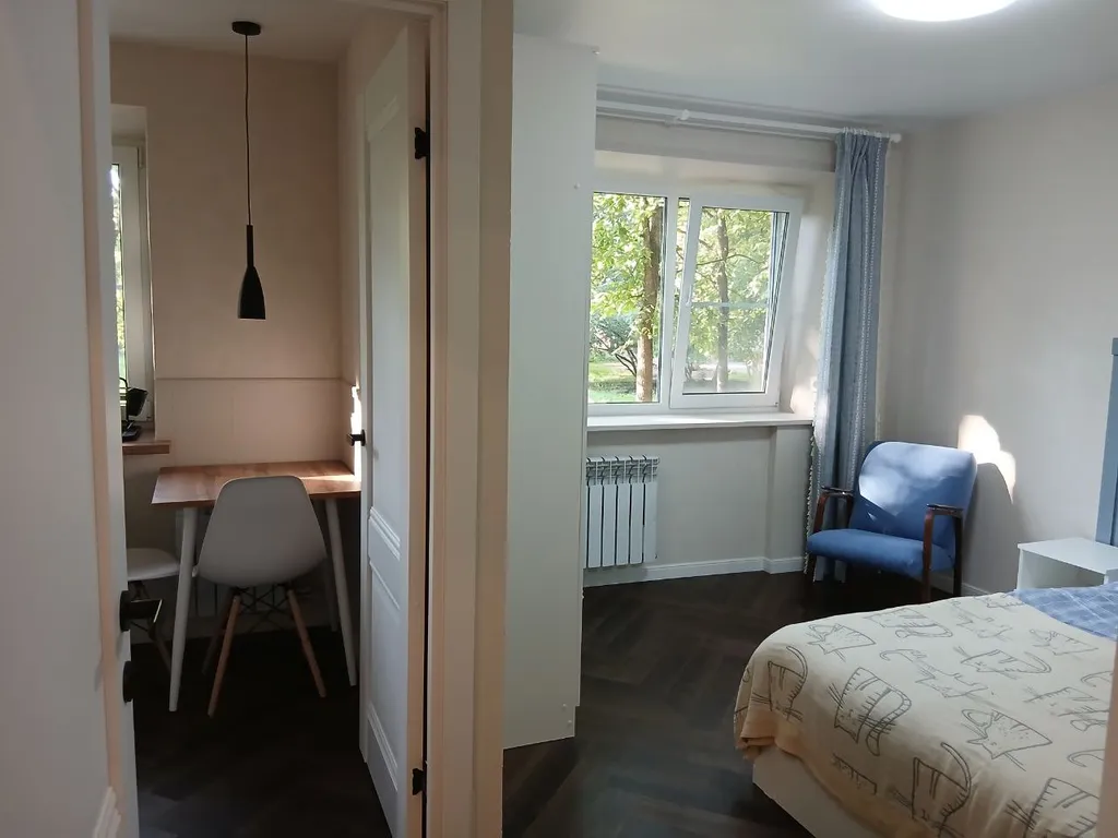 Двухкомнатная квартира с кухней-гостиной