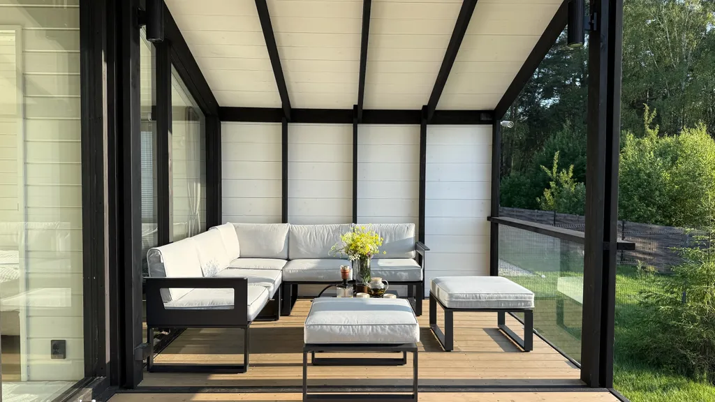 Коттедж Эксклюзивный дом с видом на шикарные закаты с сауной и купелью — Семеновское