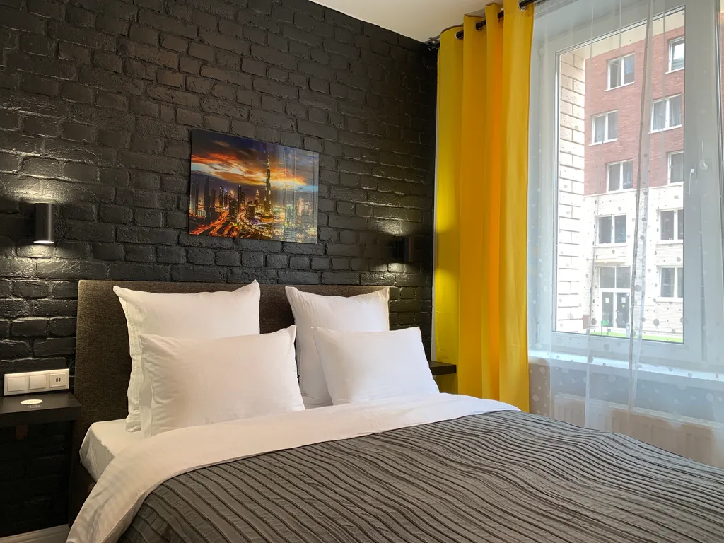 Квартира Квартира Студия желто-черная в ЖК Sreda — Москва