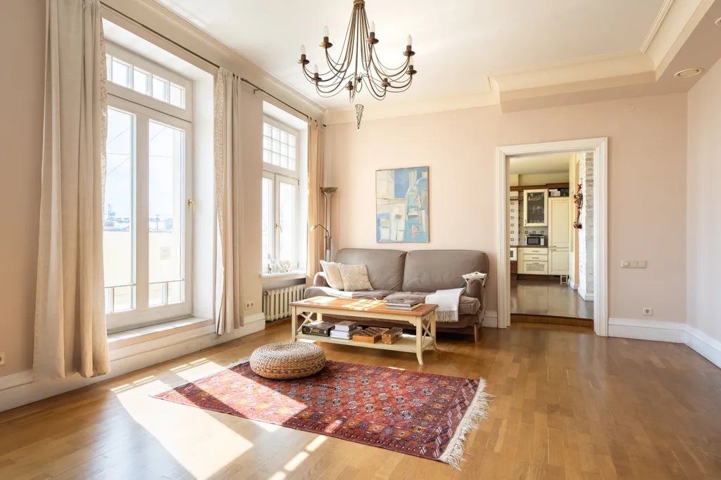 Квартира Уникальная атмосферная квартира с террасой на Петроградской стороне — Санкт-Петербург