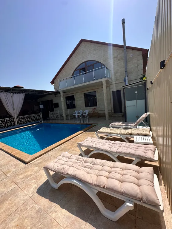 Дом у моря, бассейн, парная, зона барбекю