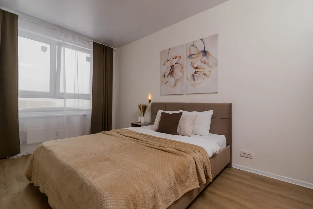 Просторная квартира с балконом