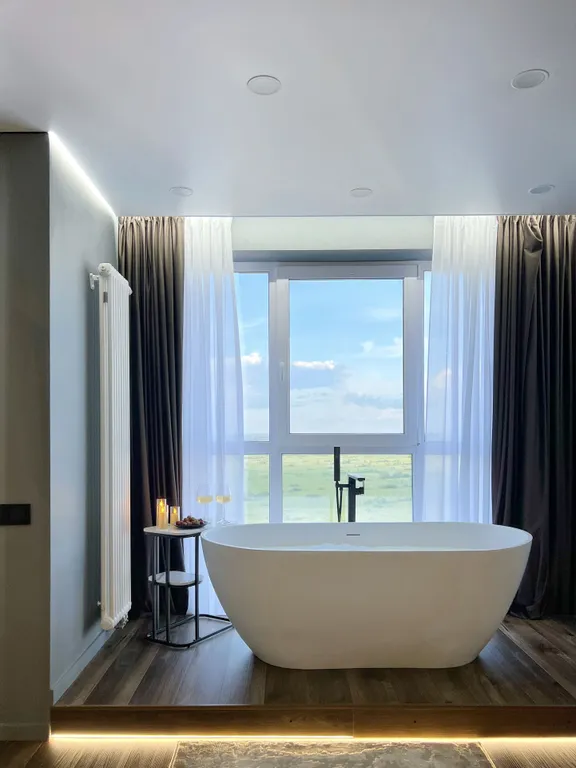 Роскошная квартира с королевской ванной возле ТЦ Круиз