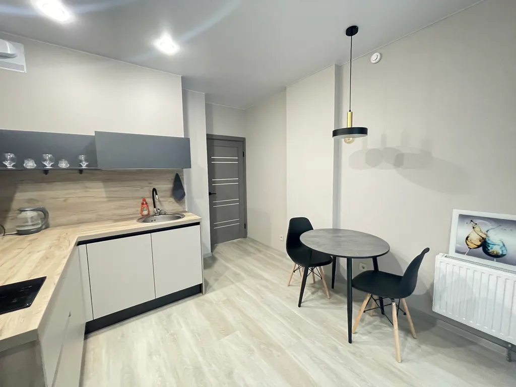 Панорамная квартира на верхнем этаже с видом на город