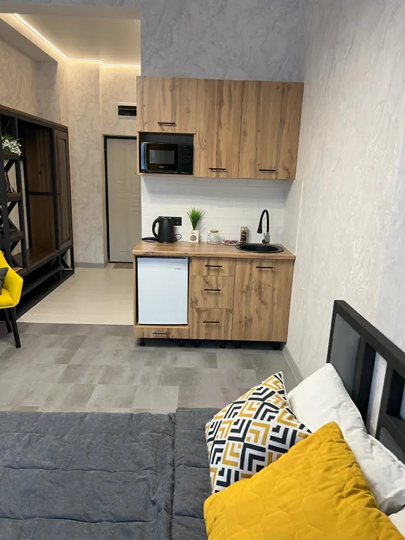 Стильная студия рядом с археопарком и горнолыжным комплексом