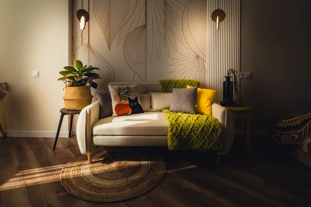 Теплая атмосферная квартира