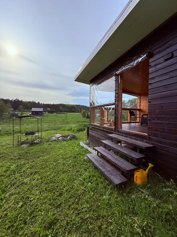 Дом у озера с сауной