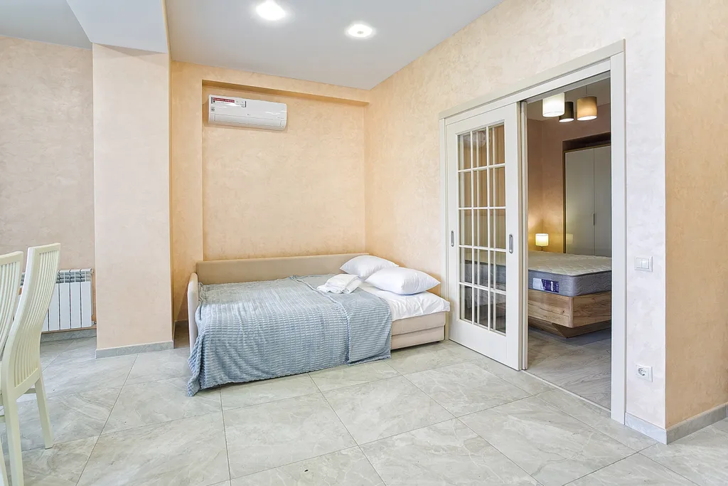 Апартамент и терраса с сумасшедшим видом на море в Приморском парке