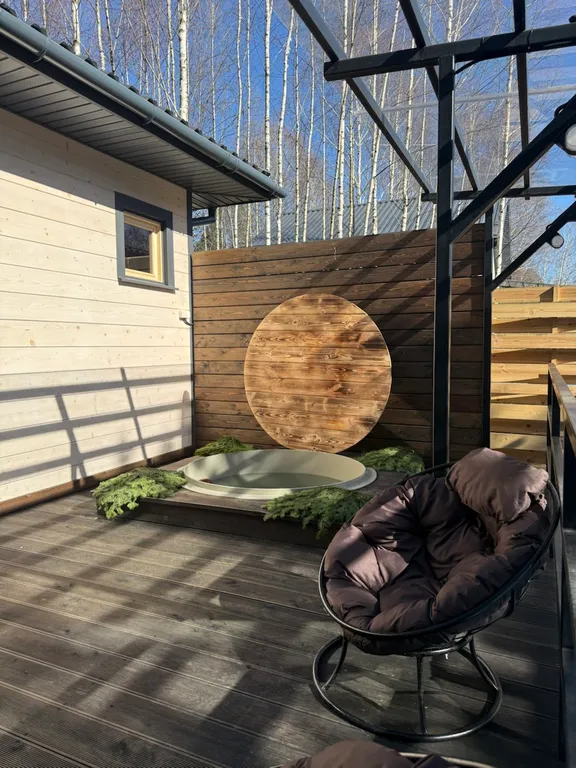 Дом с кедровой баней и термо-бассейном