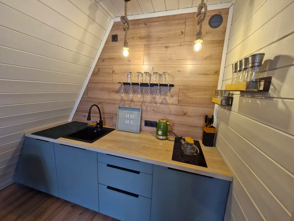 Коттедж А-фрейм с видом на озеро и лес — Казань