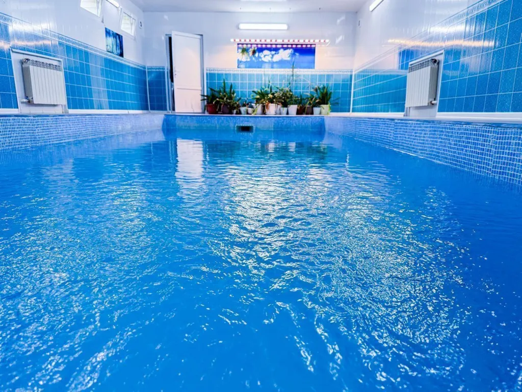 Дом с баней и бассейном