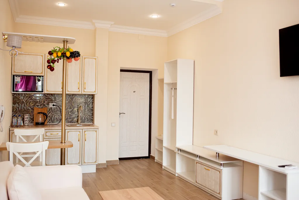 Квартира Превосходный двухкомнатный семейный номер с мини кухней — аренда посуточно в Мичуринск