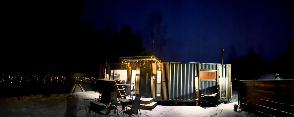 Гостевой дом рыбака с русской баней и банным чаном на терр-и минибазы