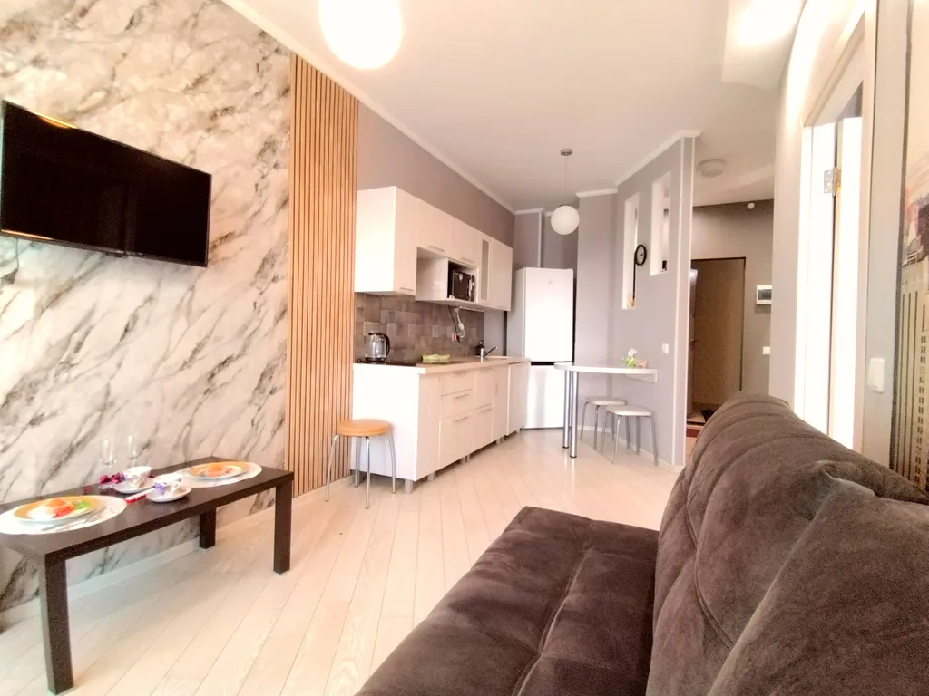 Квартира Двухкомнатная квартира с видом на город в 7 минутах езды от Кремля — Великий Новгород