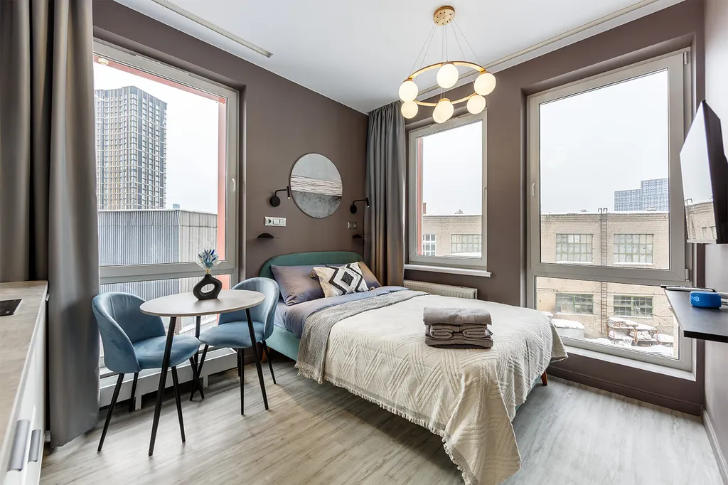 Квартира Квартира Уютная дизайнерская студия — Москва