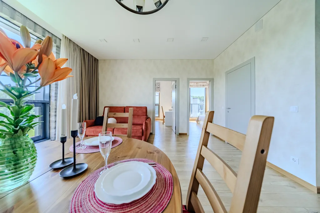 Охтаинн 9-12 с двумя спальнями и видом на лес