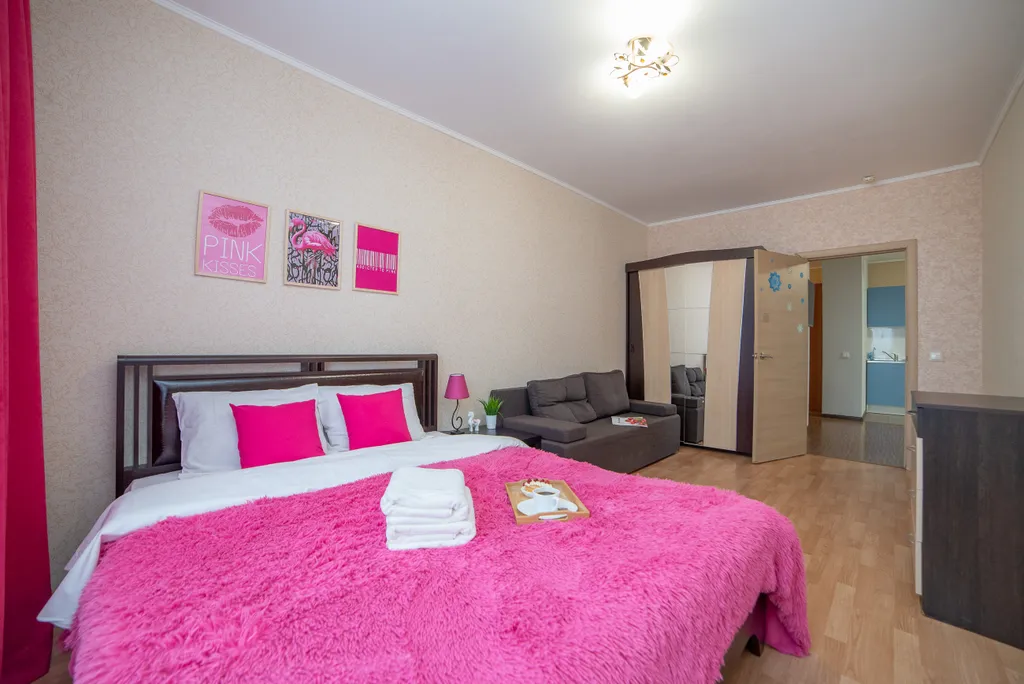 Фламинго и степь