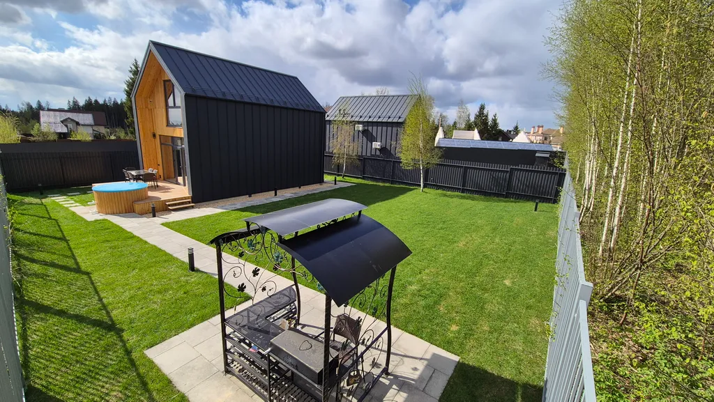 Коттедж Барнхаус с баней, видом на лес — Истра