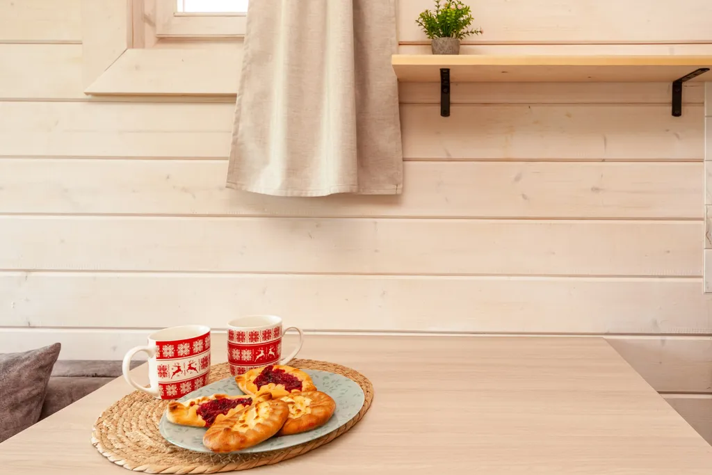 Домик на двоих с панорамным окном №2