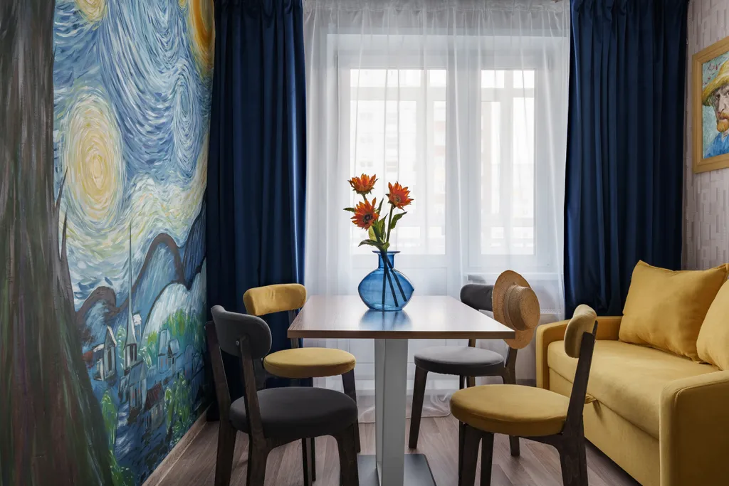 Квартира Дизайнерская 2-комнатная квартира одного художника — Красноярск