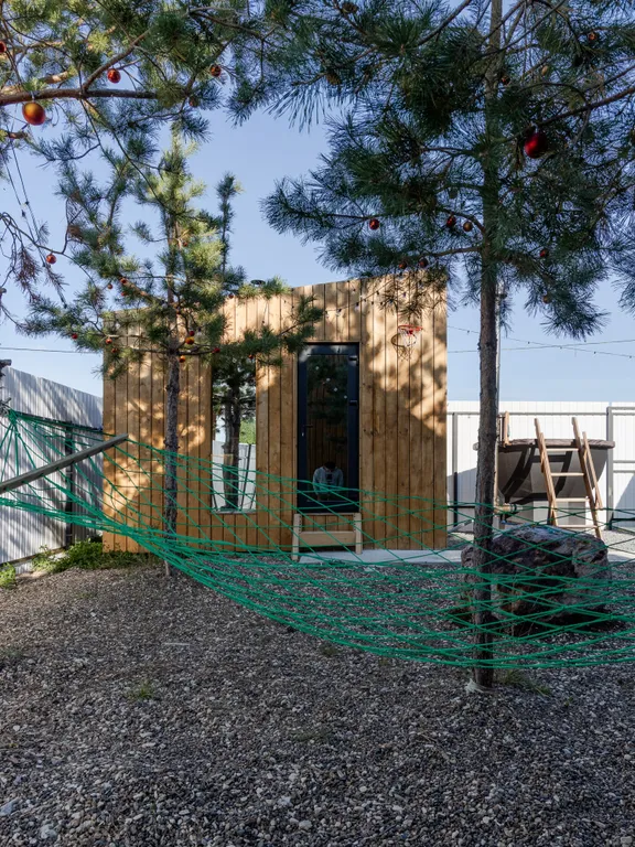 Дом Барн премиум класса с уникальным видом на горы и реку Сок