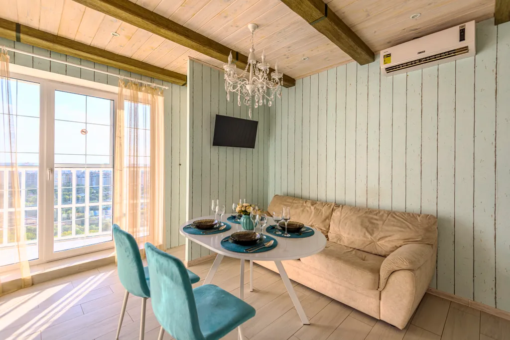 Роскошные апартаменты с видом на Волгу, кондиционер, гостиничный сервис