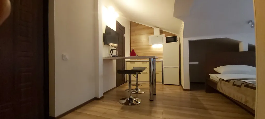 Квартира-студия на мансардном этаже